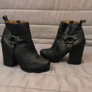 Jeffrey Campbell Chunky booties.